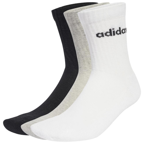 Adidas Κάλτσες Linear Crew Cushioned Socks 6 Pairs Adidas Κάλτσες Linear Crew Cushioned Socks 6 Pairs
